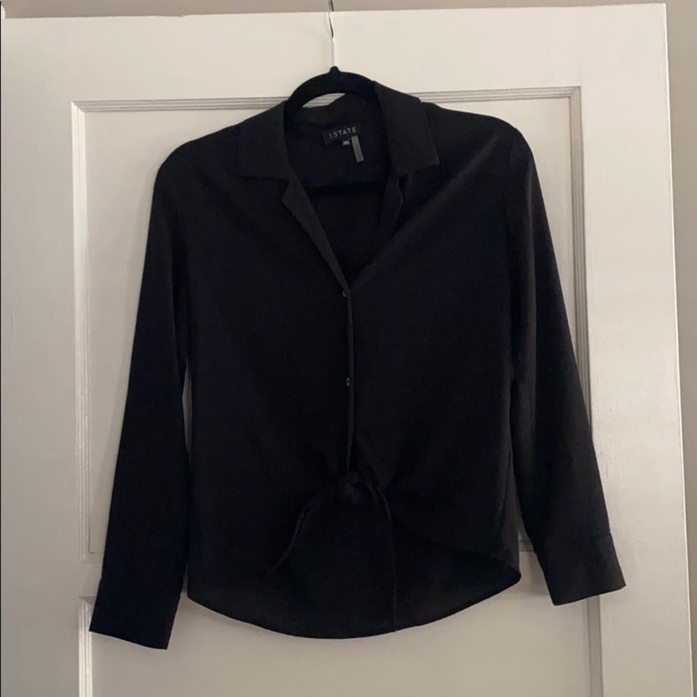 1. State Black Blouse size XXS